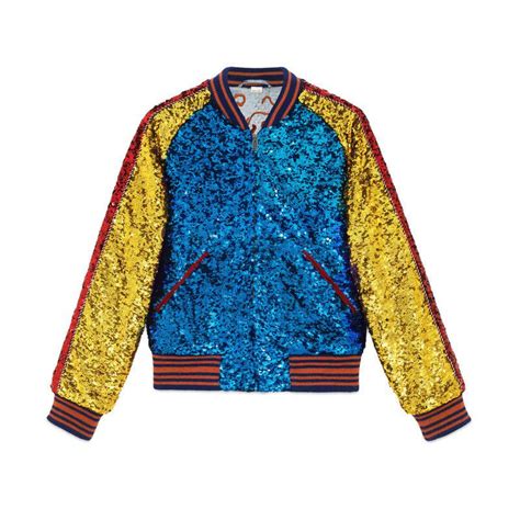 gucci sequin bomber jacket fake|is gucci genuine.